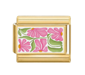 Pink flower charm