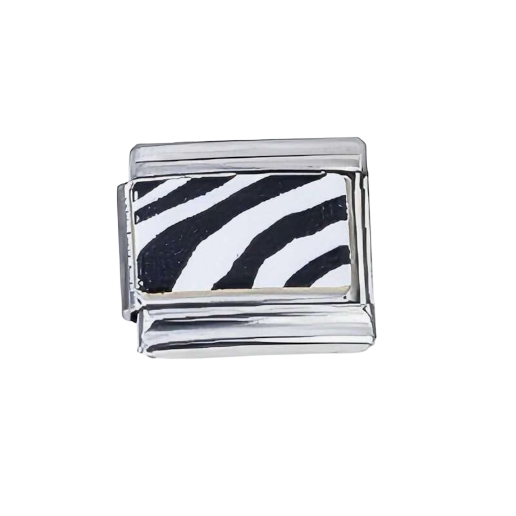 Zebra print charms