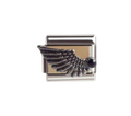 Silver wing charms