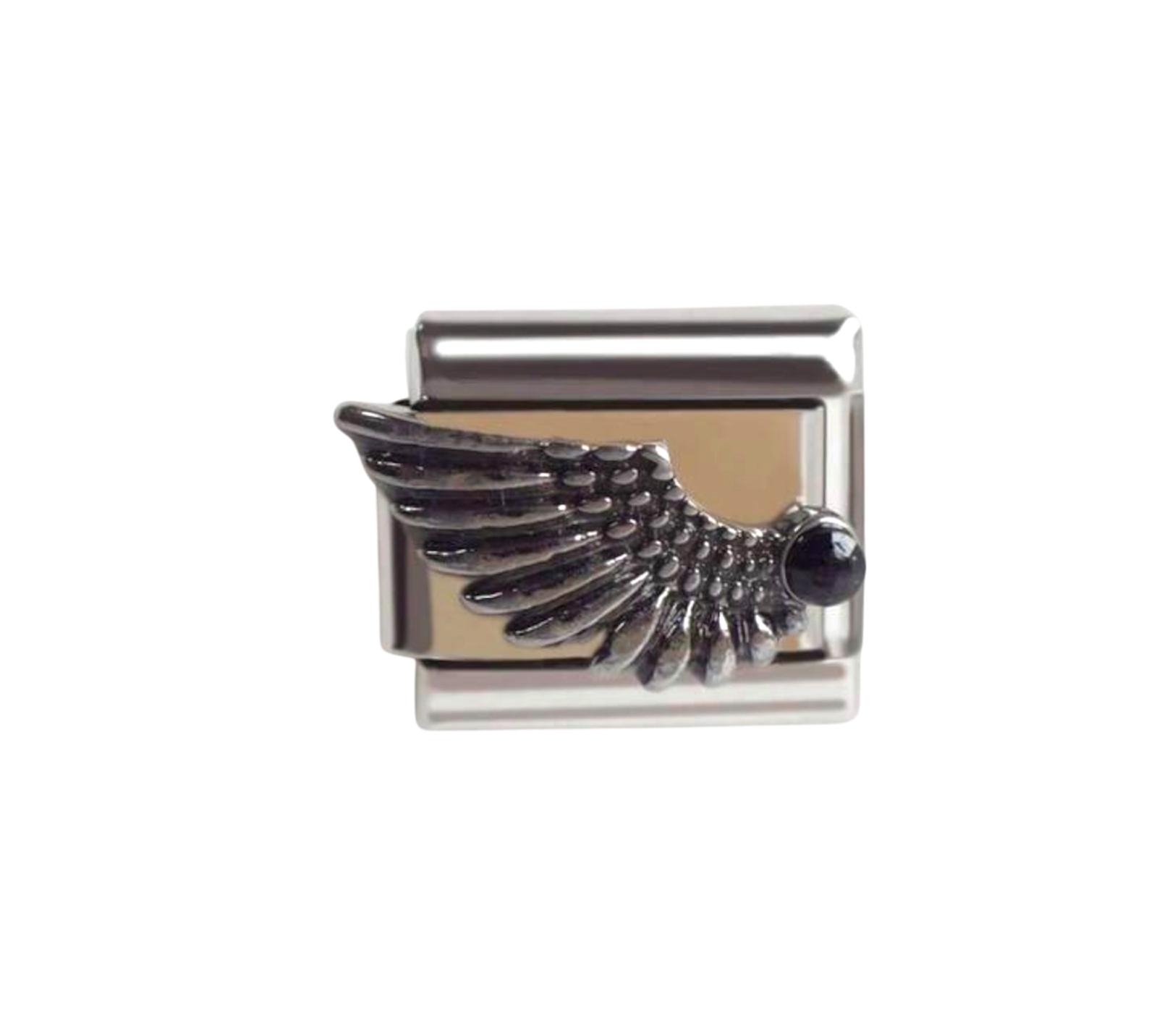Silver wing charms