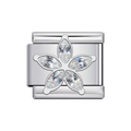 Diamond Flower Charm