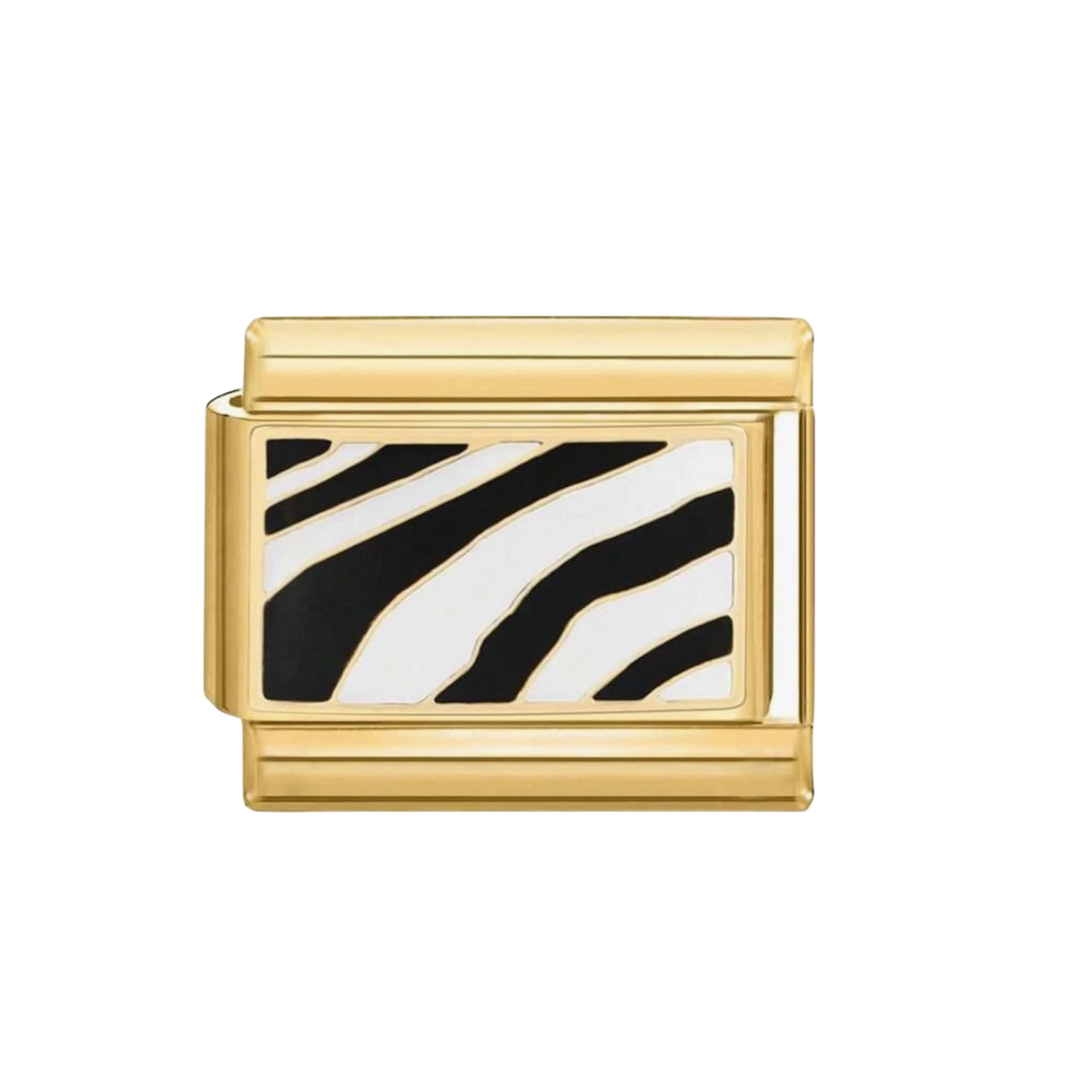 Zebra print charms