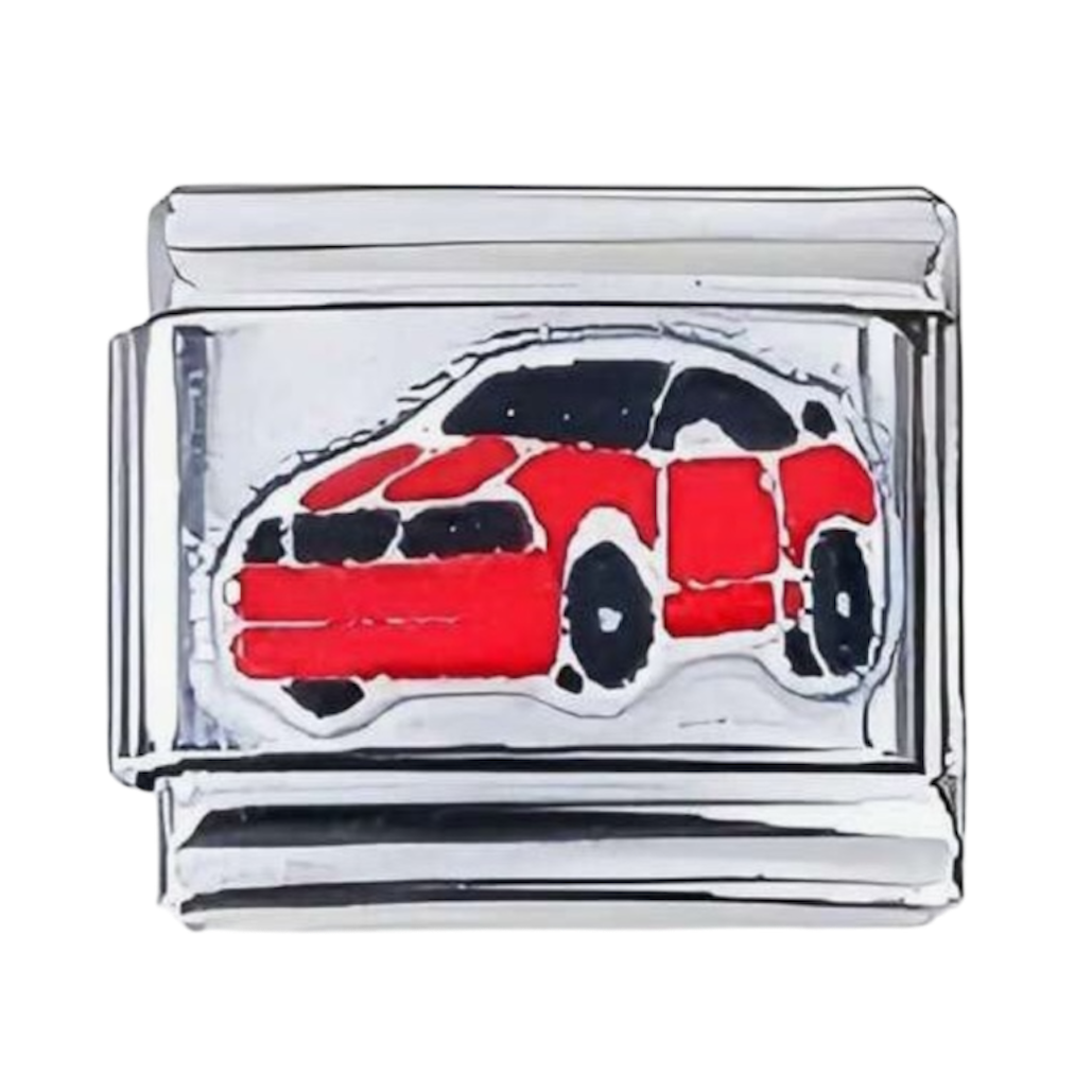 Red car charms